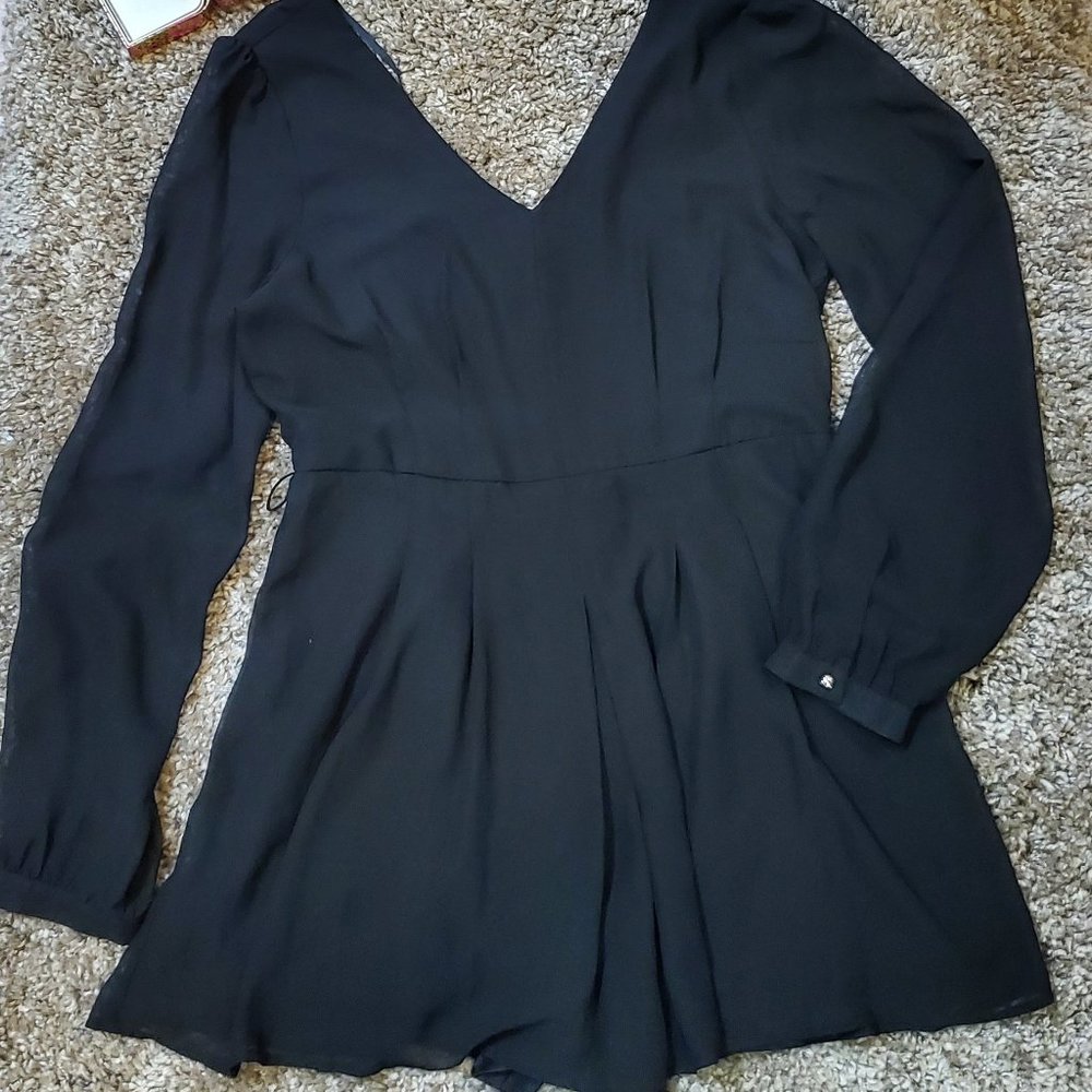 Long Sleeve Romper Short